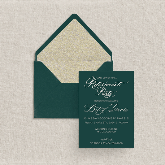 Amazing Honoree Retirement Party Invitation