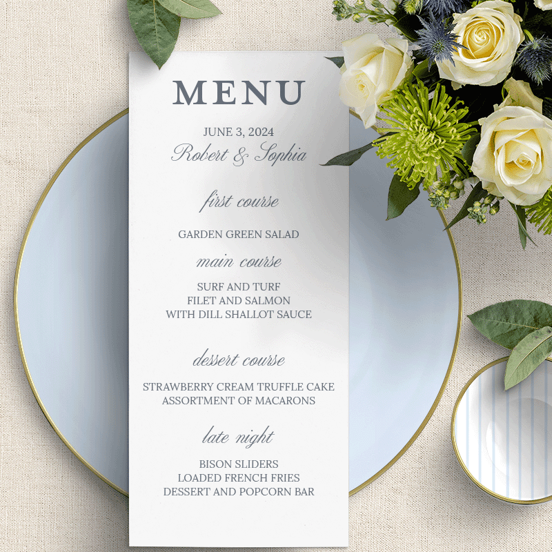 Destination Unknown Menu