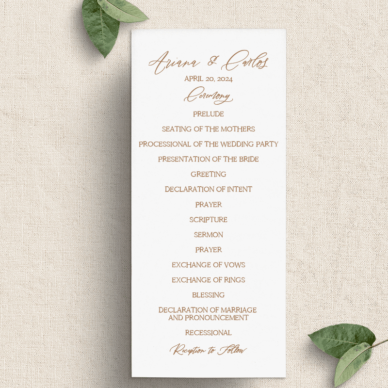 Fall Festivities Program