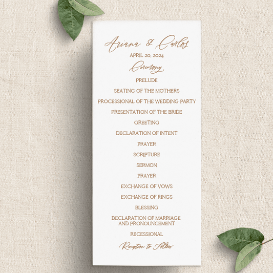 Fall Festivities Program