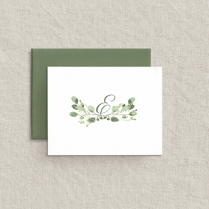Green With Envy Thank You Notes