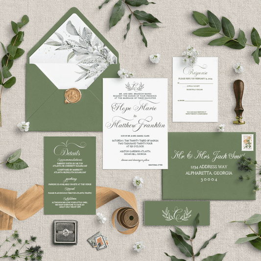 Royal Affair Wedding Invitation Suite