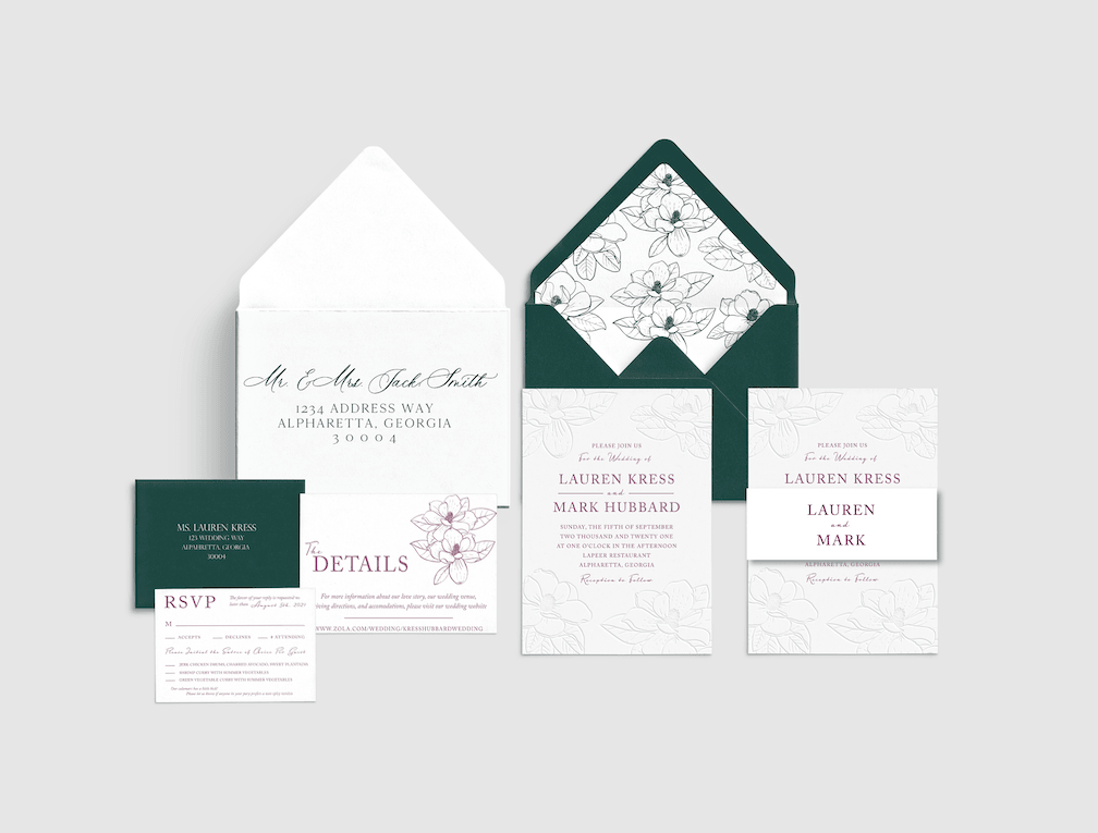 Custom Invitations and Stationery