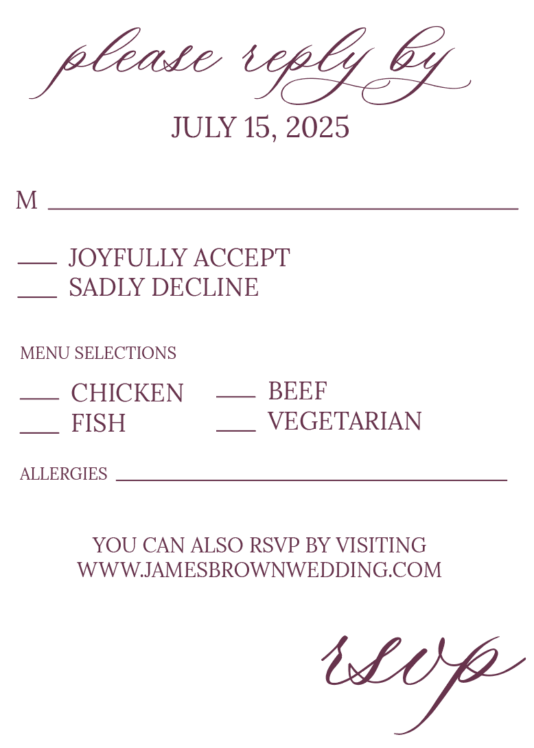 Seasons Change Wedding Invitation Suite