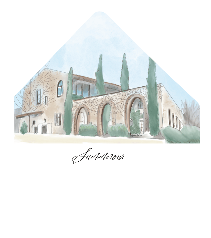 Venue Drawing or Watercolor
