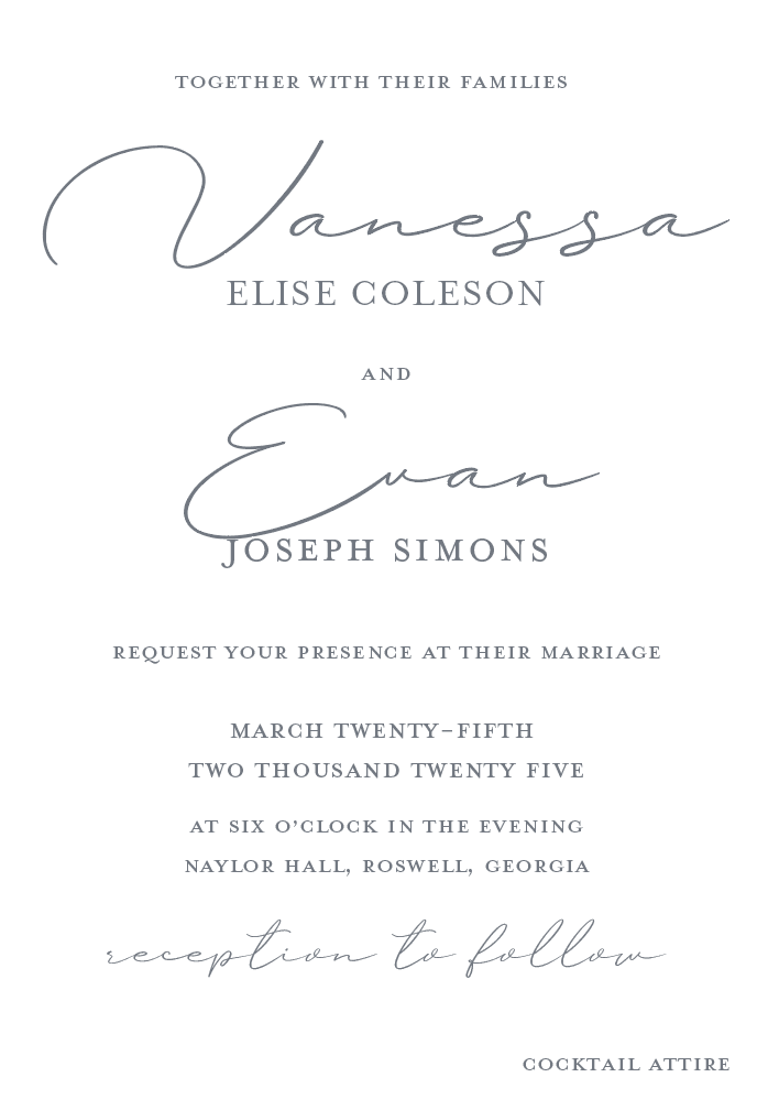 Romantic Notions Wedding Invitation Suite