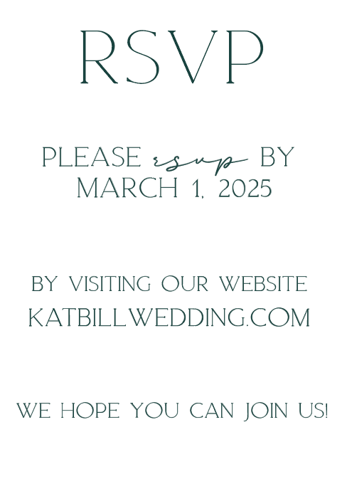 Bold Details Wedding Invitation Suite