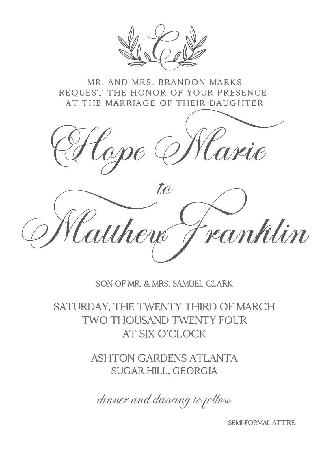 Royal Affair Wedding Invitation Suite