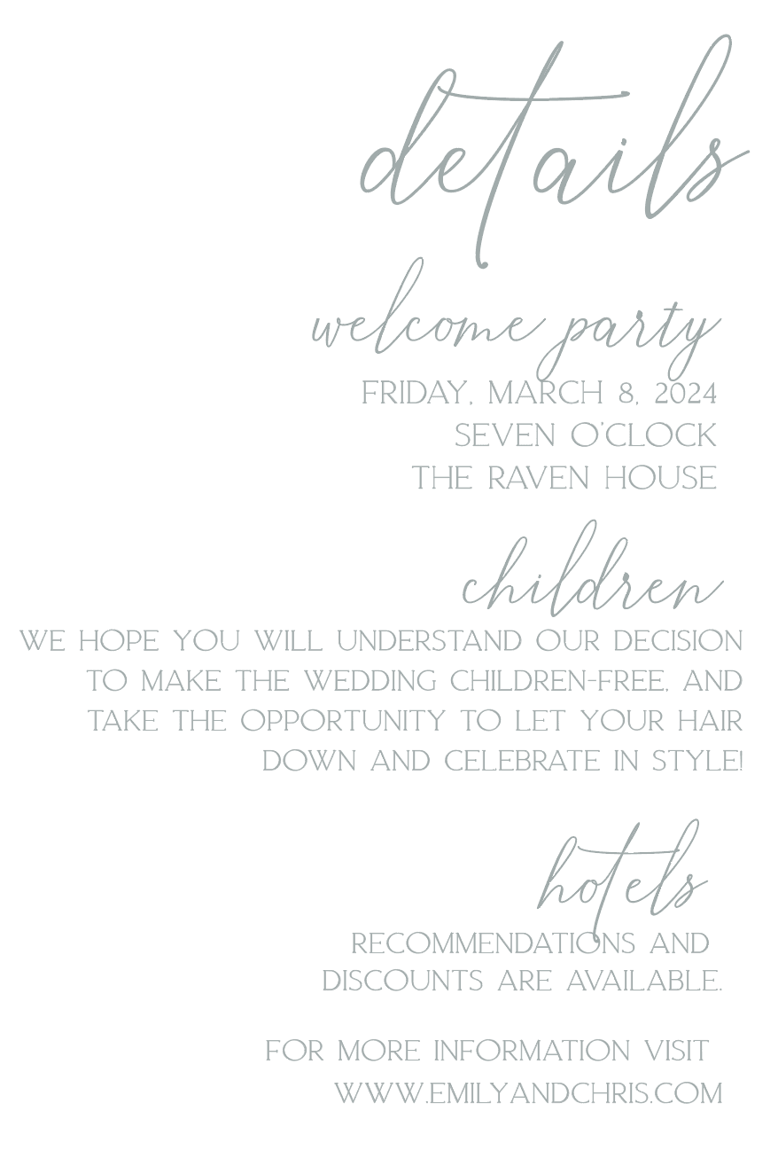 Simple Arch Wedding Invitation Suite