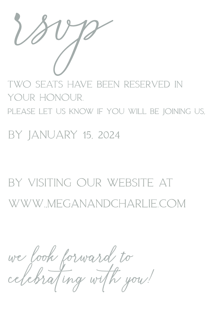 Simple Arch Wedding Invitation Suite