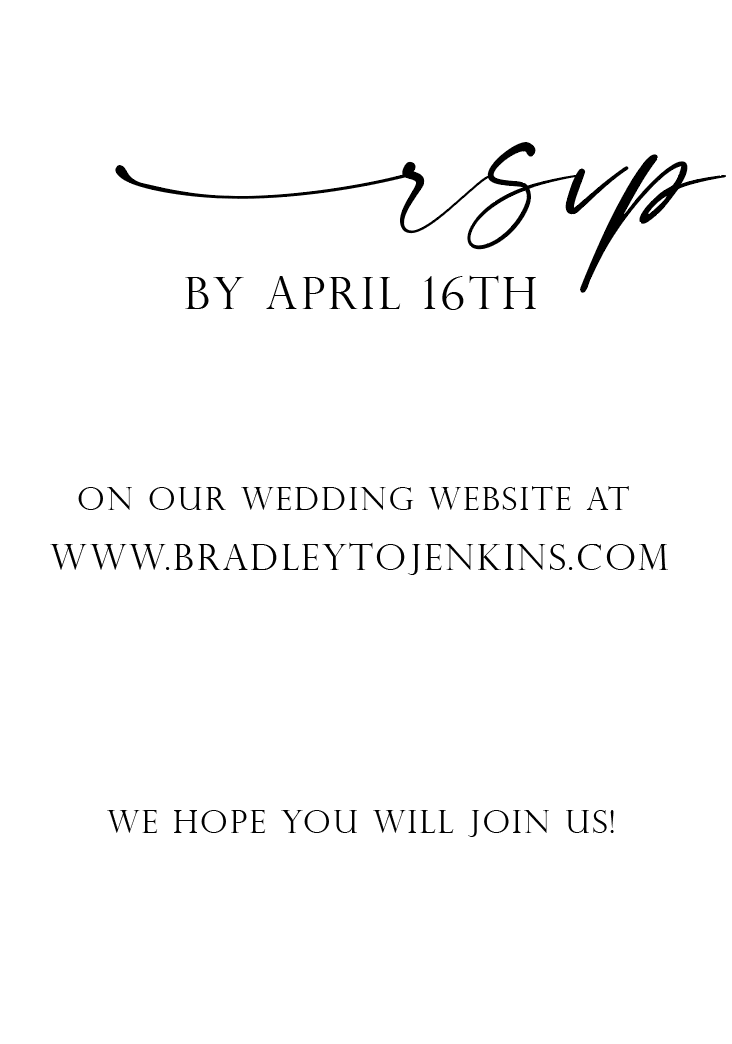 Easy Flourish Wedding Invitation Suite