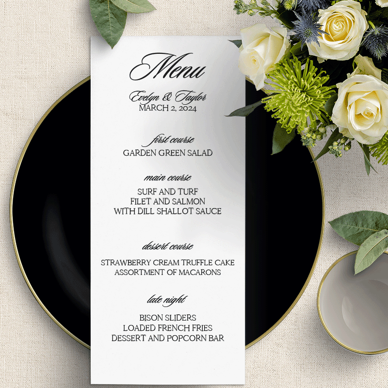 Simple Classic Menu