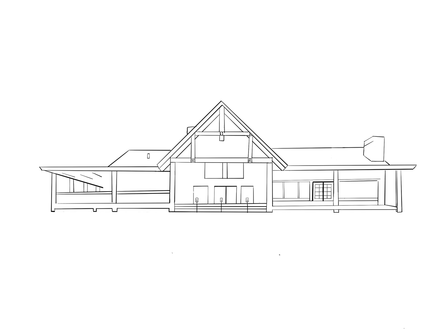 Custom Venue Line Drawing - Digital Download