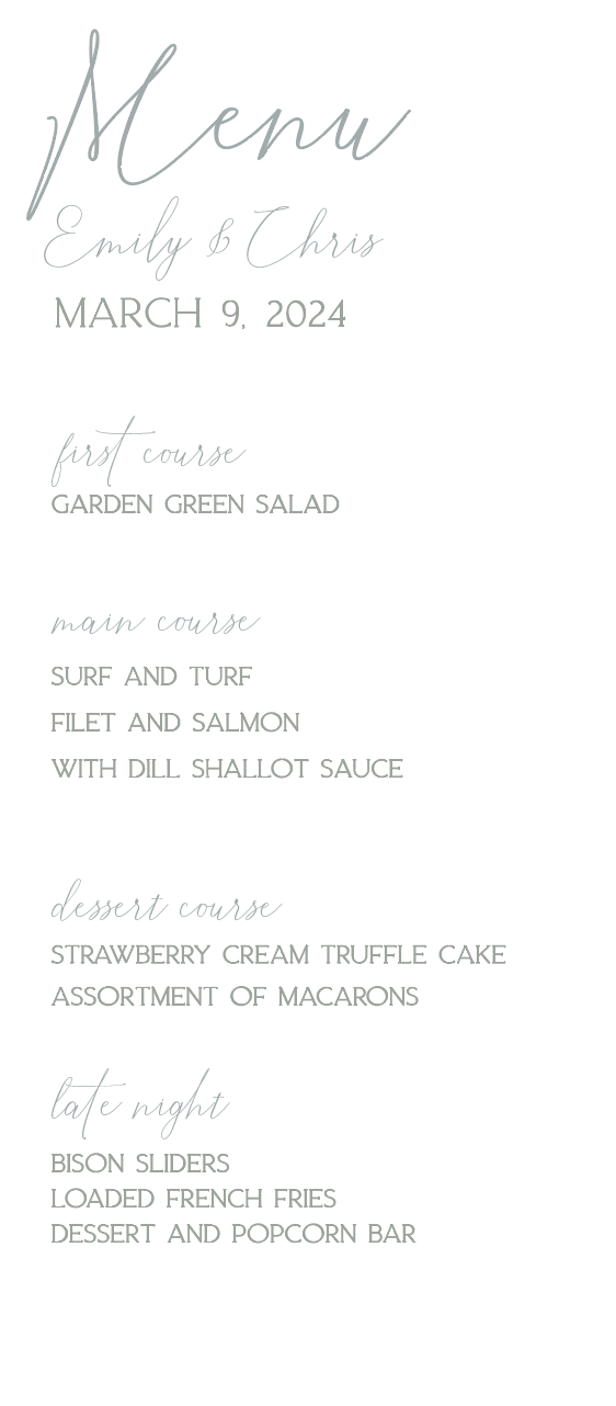 Simple Arch Menu