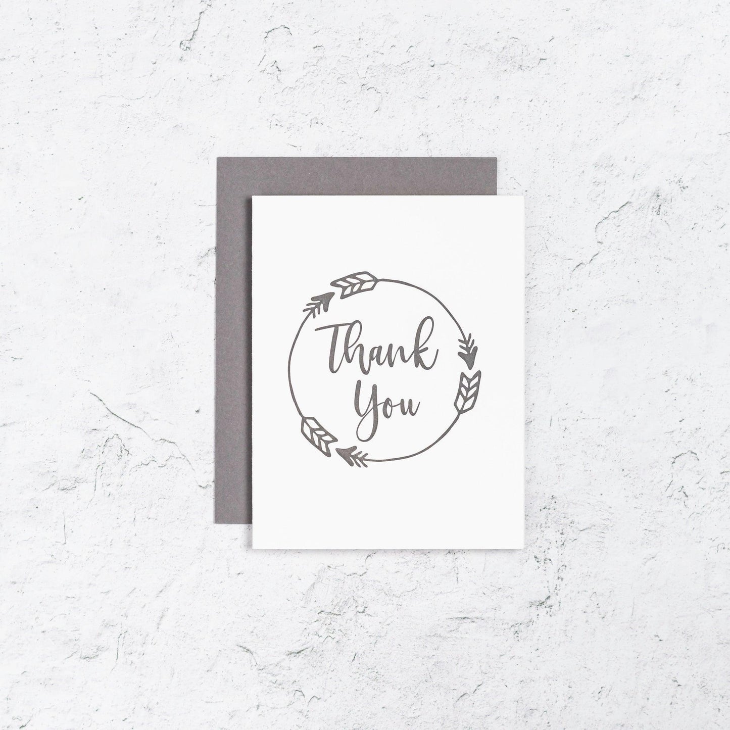 Arrow Thank You - With Love A Paperie