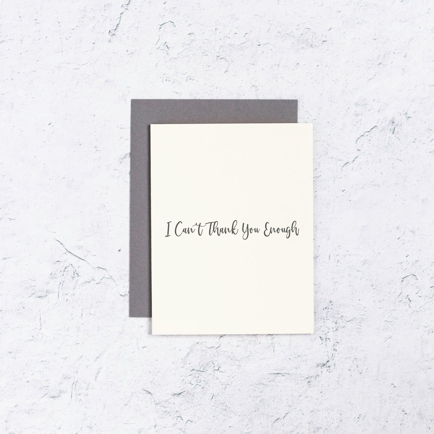 Thank you Letterpress Card