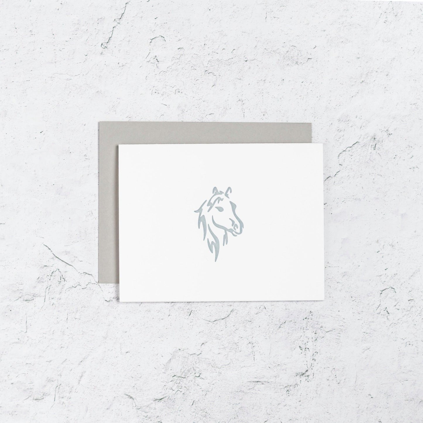 Horse Letterpress Notecard