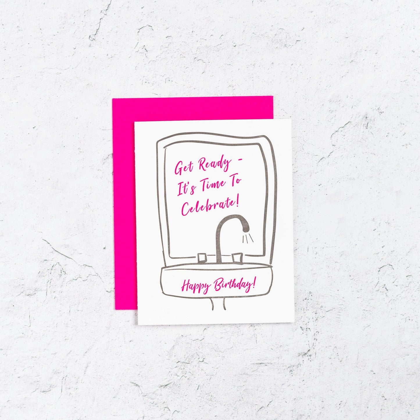 Celebrate Birthday Letterpress Card