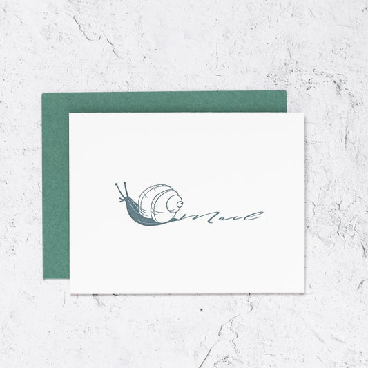 Snail Mail Letterpress Cards