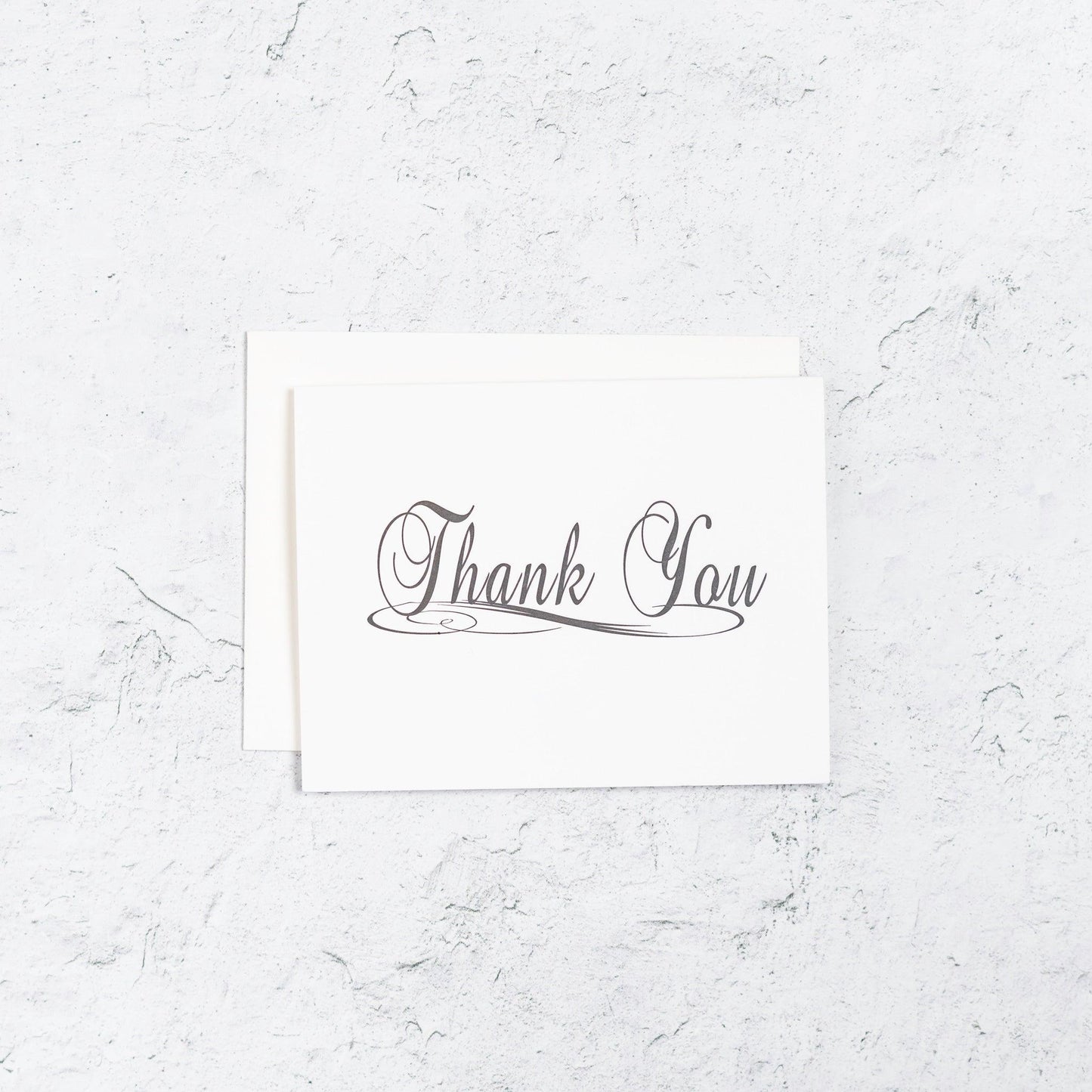 Traditional Thank You Letterpress Card