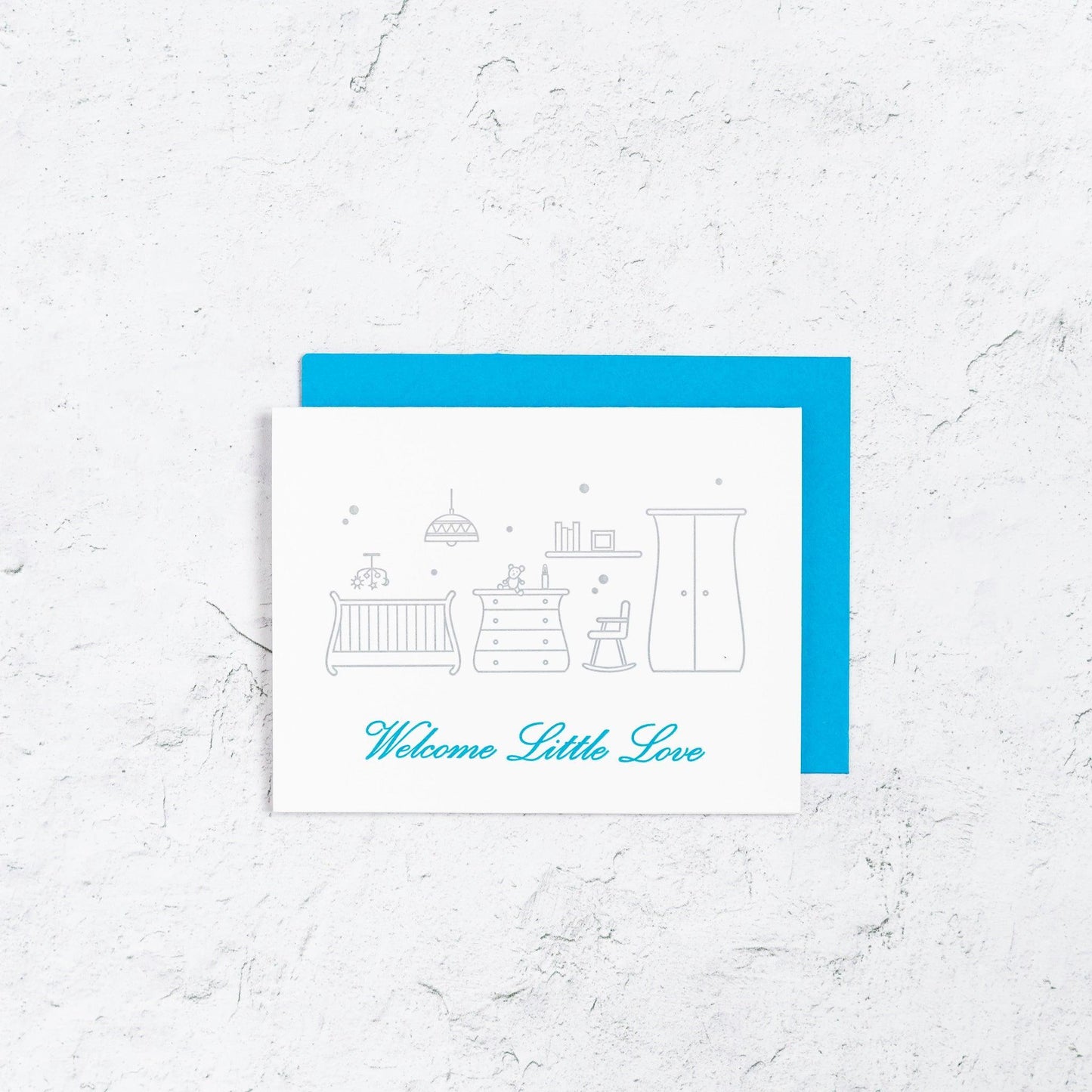 Baby Boy Letterpress Card