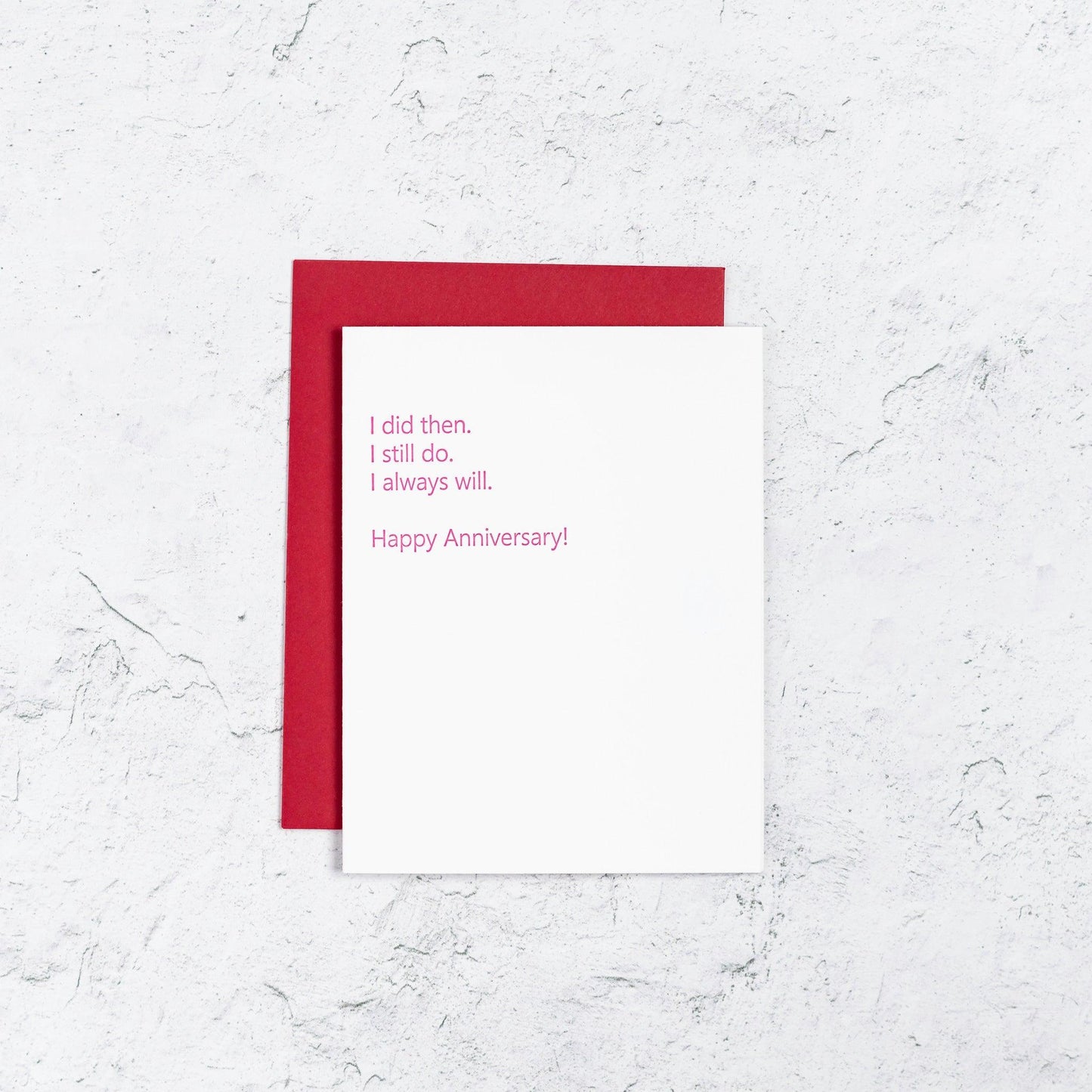 Anniversary Letterpress Card