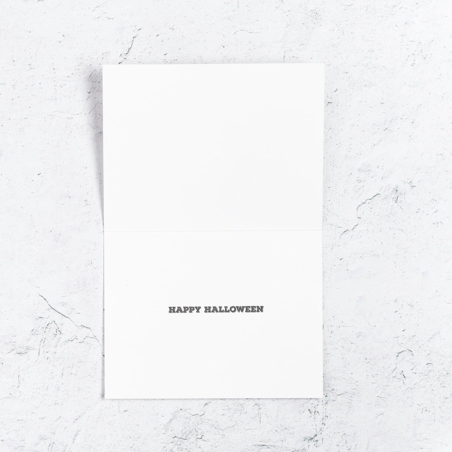 Trick or Treat Witch Halloween Card - With Love Paperie