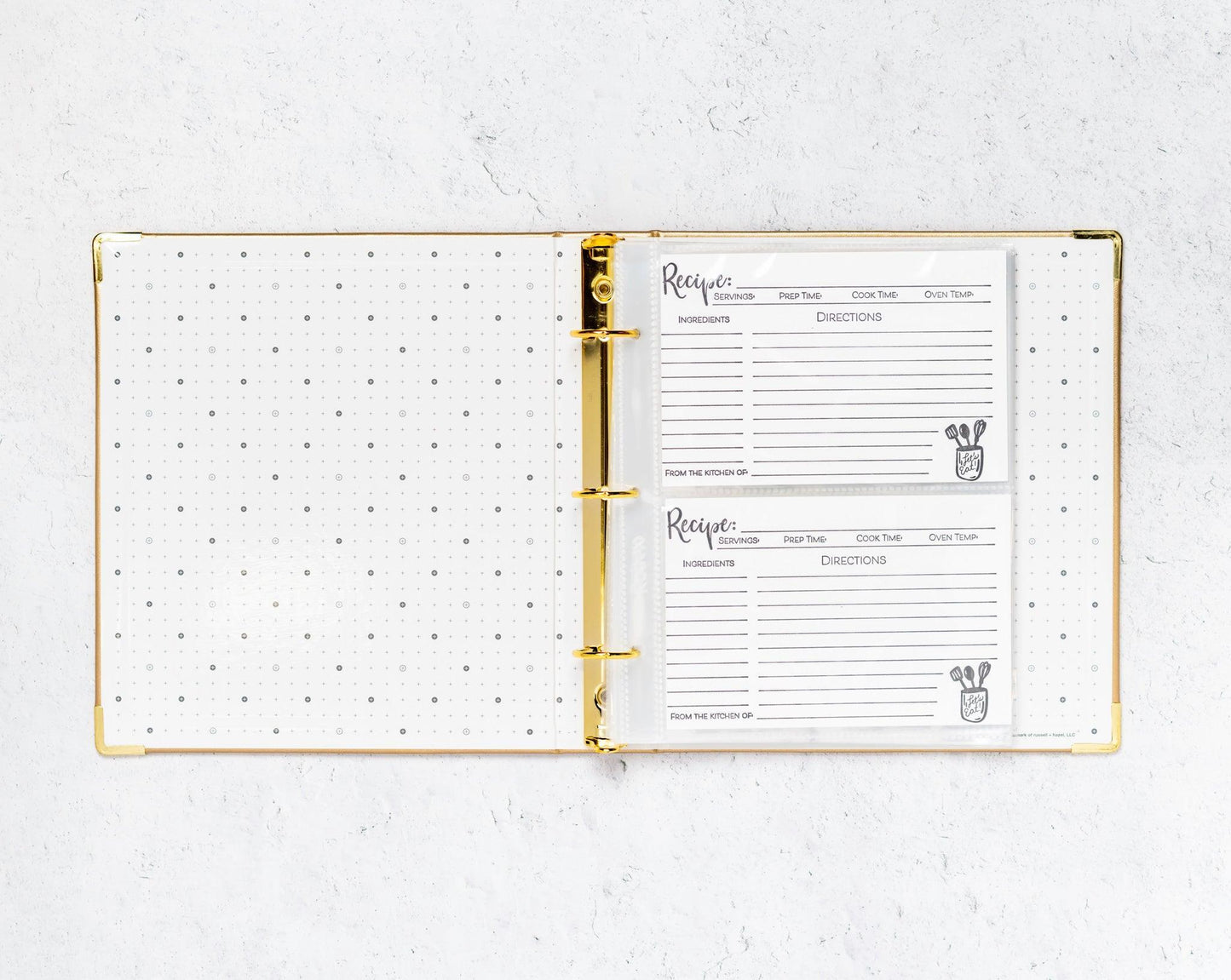 Recipe Binder Kit - With Love Paperie