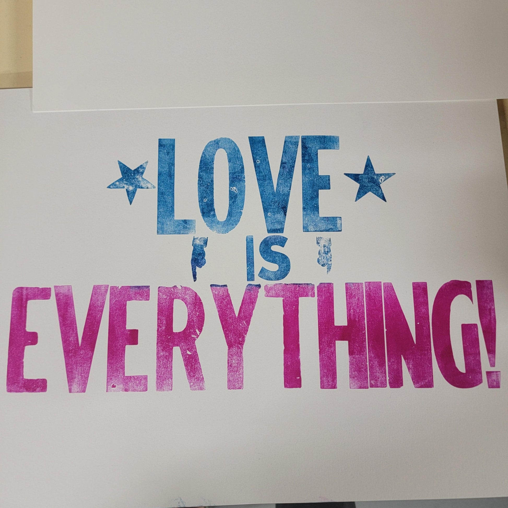 Love is Everything Poster - With Love Paperie
