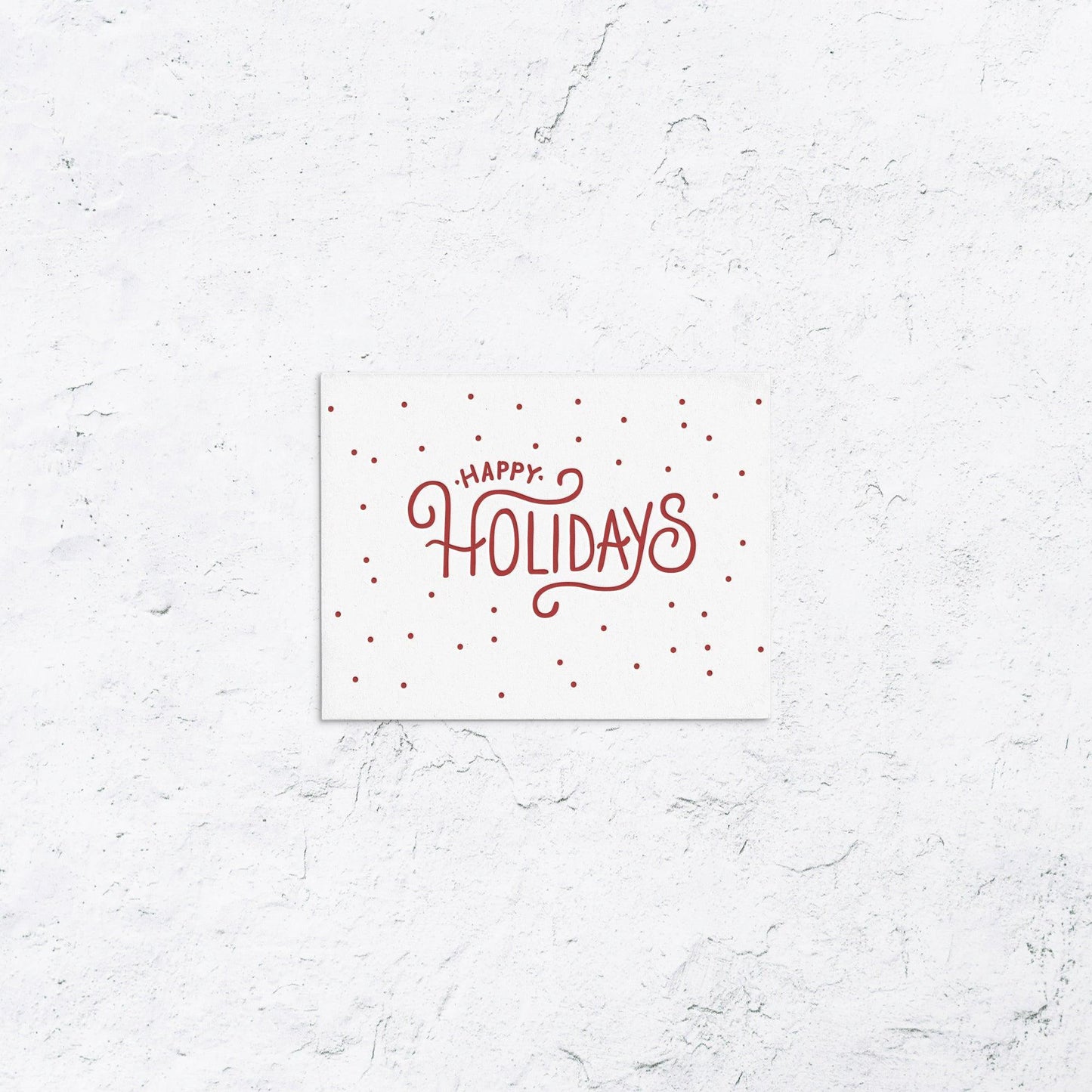 Happy Holiday Dots Boxed Holiday Cards - With Love Paperie