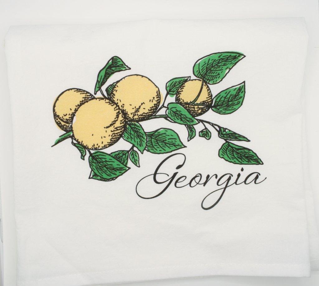 Georgia Peach Tea Towel