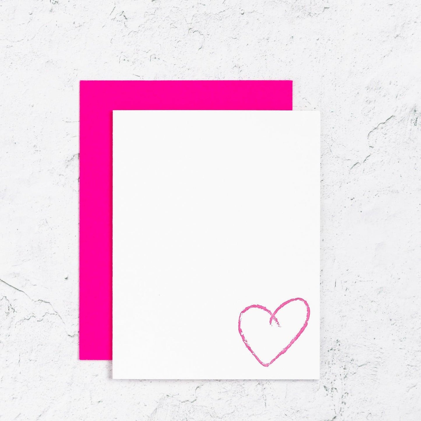 Heart Icon Notecards - With Love Paperie