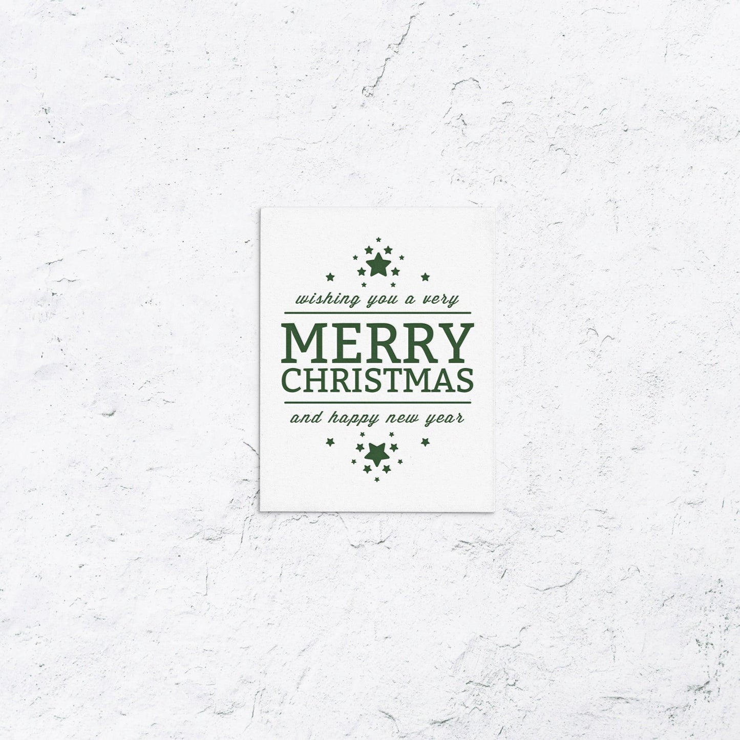 Happy Holidays With Stars Holiday Cards - With Love Paperie