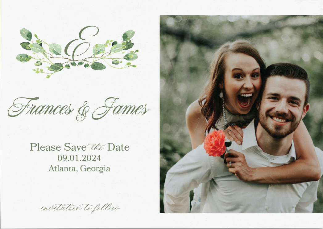 Green With Envy Save the Dates