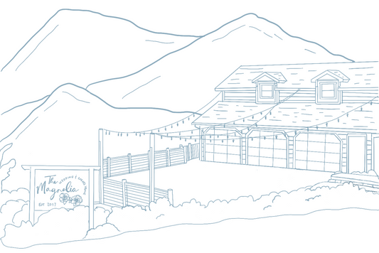Custom Venue Line Drawing - Digital Download