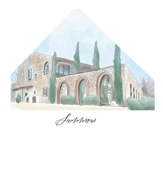 Venue Drawing or Watercolor