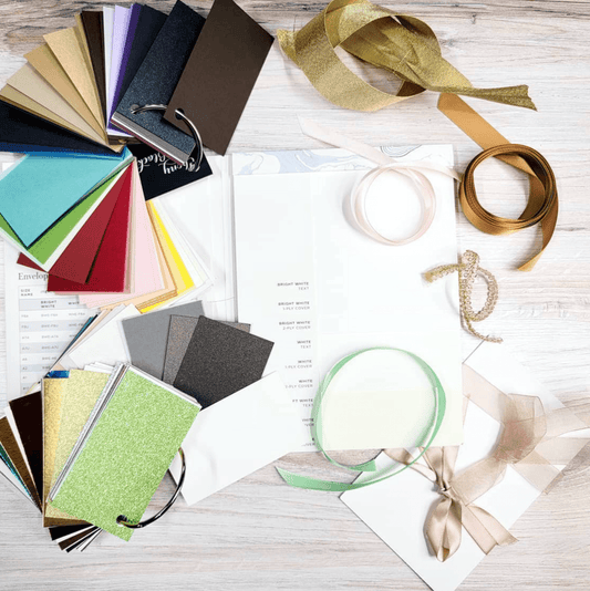 Paper and Envelope Color Sample