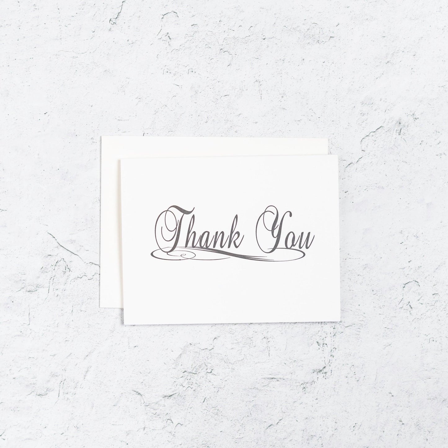 Traditional Thank You Letterpress Card