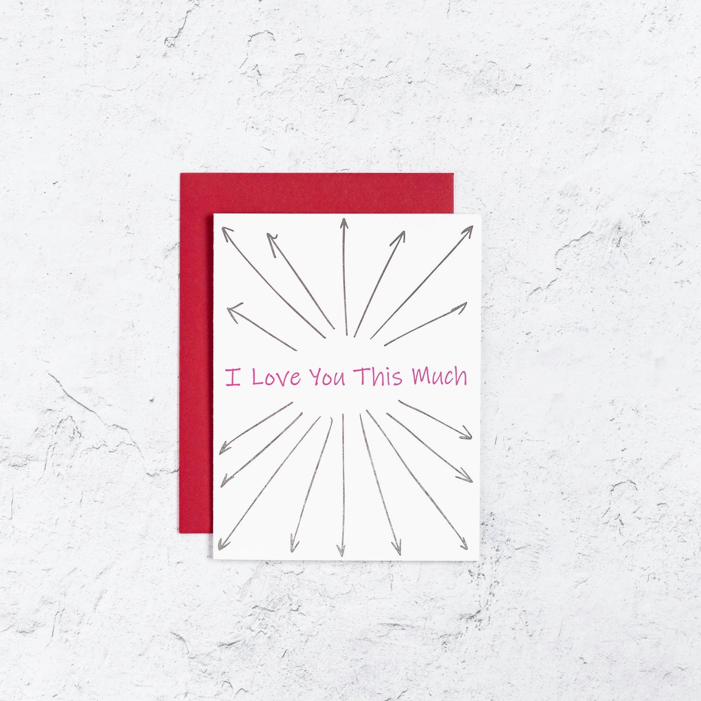 Love Letterpress Card