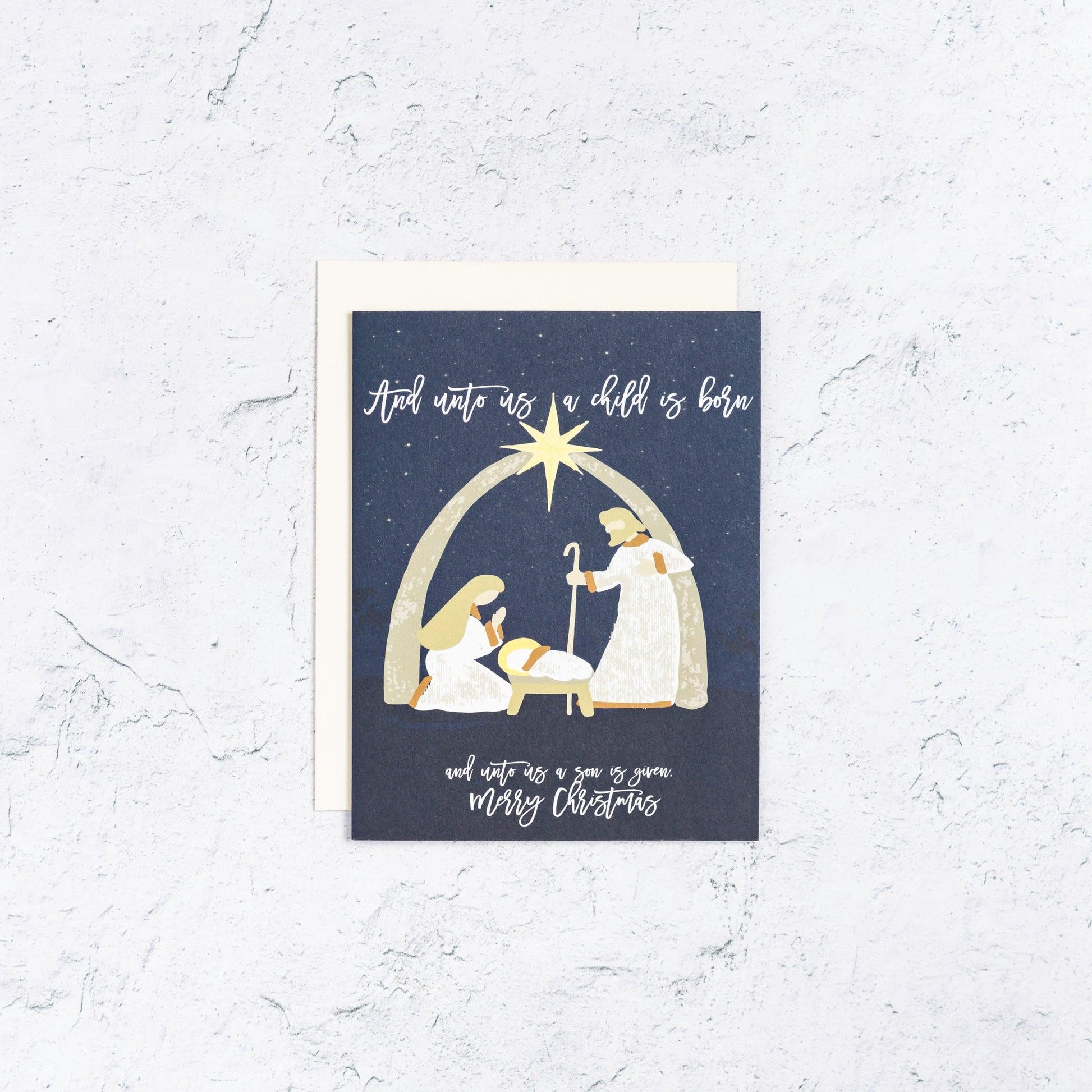 Nativity Holiday Greeting Card Christmas