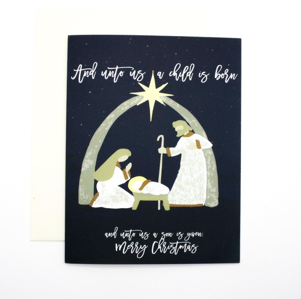 Nativity Holiday Greeting Card Christmas