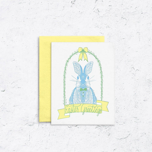 Easter Greetings Letterpress Card