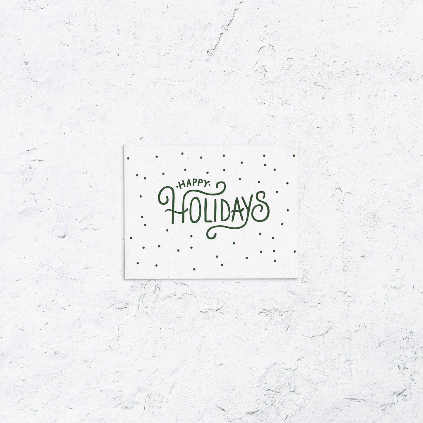 Happy Holiday Dots Boxed Holiday Cards - With Love Paperie