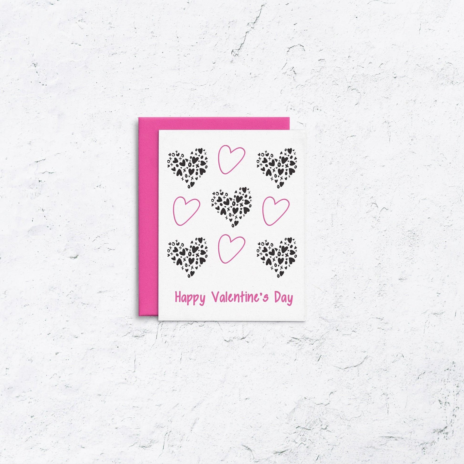 All the Hearts and Love Valentine's Card Box Set 10 - With Love Paperie