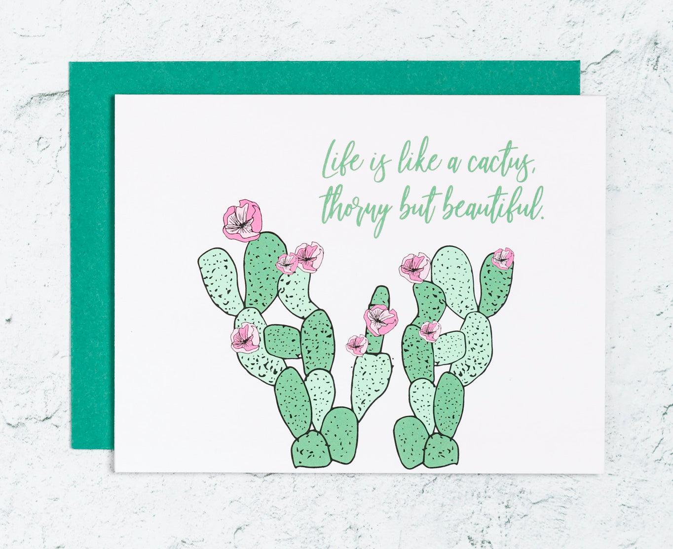 Cactus Notecard Set - With Love Paperie